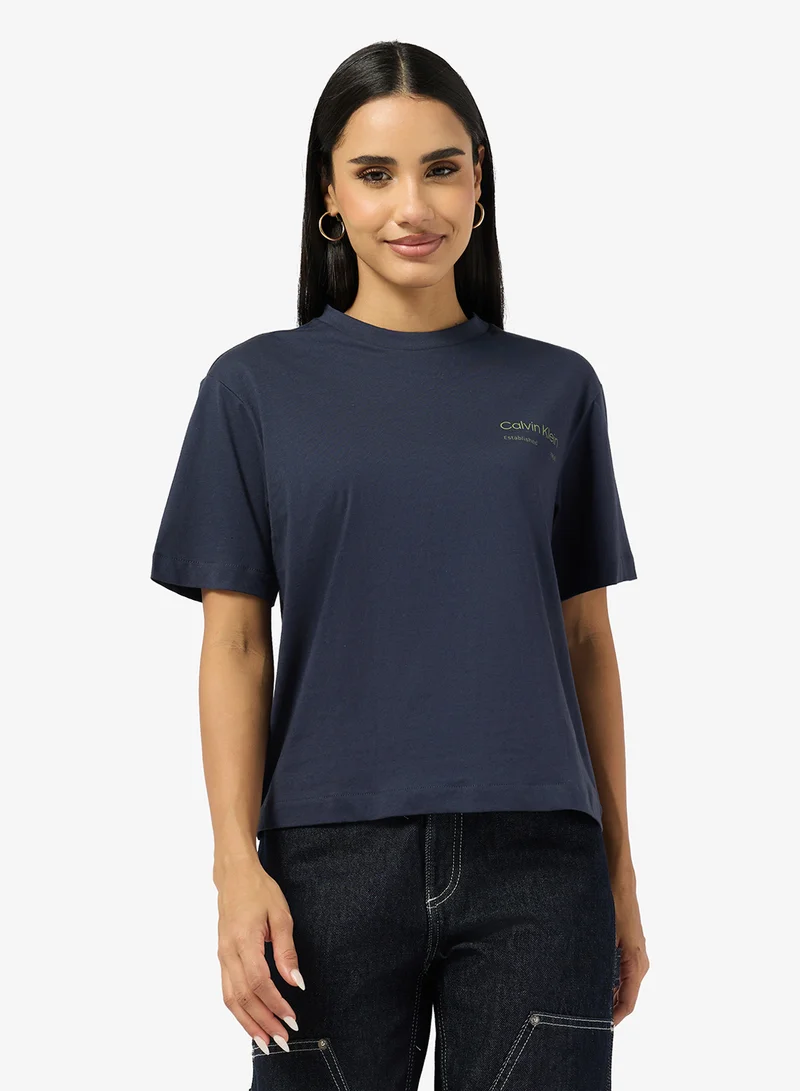 Calvin Klein Jeans Graphic Crew Neck T-Shirt